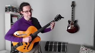 quotHow Deep Is The Oceanquot by Irving Berlin Solo Jazz Guitar Improv