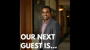Our next guest is... Prashanth Chandrasekar