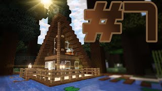 Minecraft Tutorial  как построить СТАРТОВЫЙ красивый лесной домик №7 (мини дома )