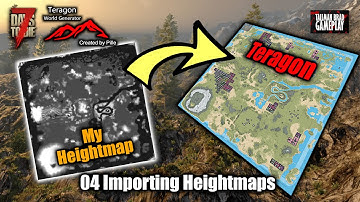 Teragon 04 Importing Your Own Heightmap | 7DTD Mapmaking