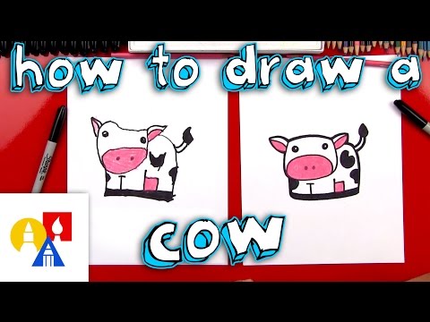 Video: How To Draw A Cow