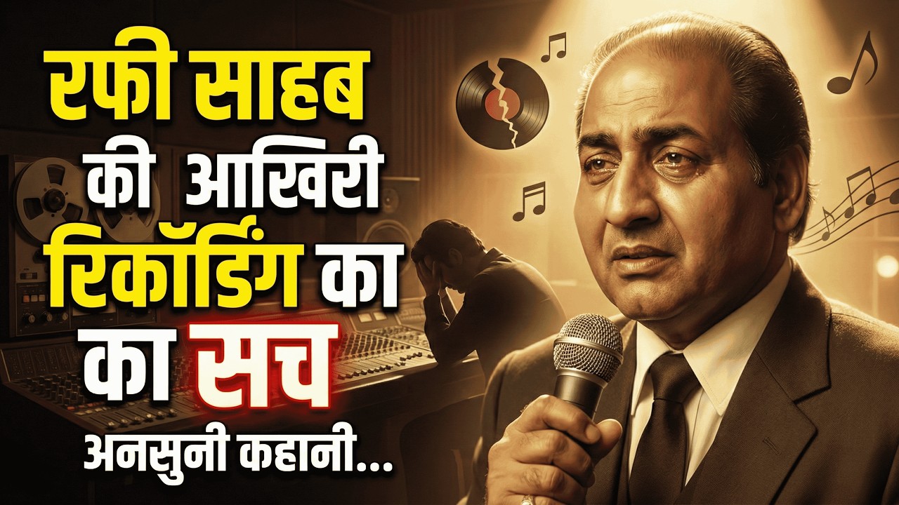 Rafi Sahab's Final Recording, The Heartbreaking Truth - YouTube