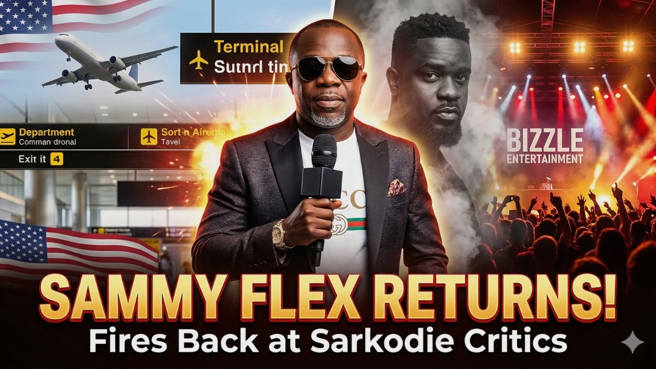SammyFlex Returns From America, Fires Back at Sarkodie’s Critics, Links Up With Bizzle Entertainment