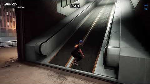 How to grind the Subway Rails in NY City in Tony Hawk