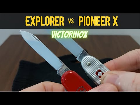 Canivete Victorinox Explorer vs Pioneer X