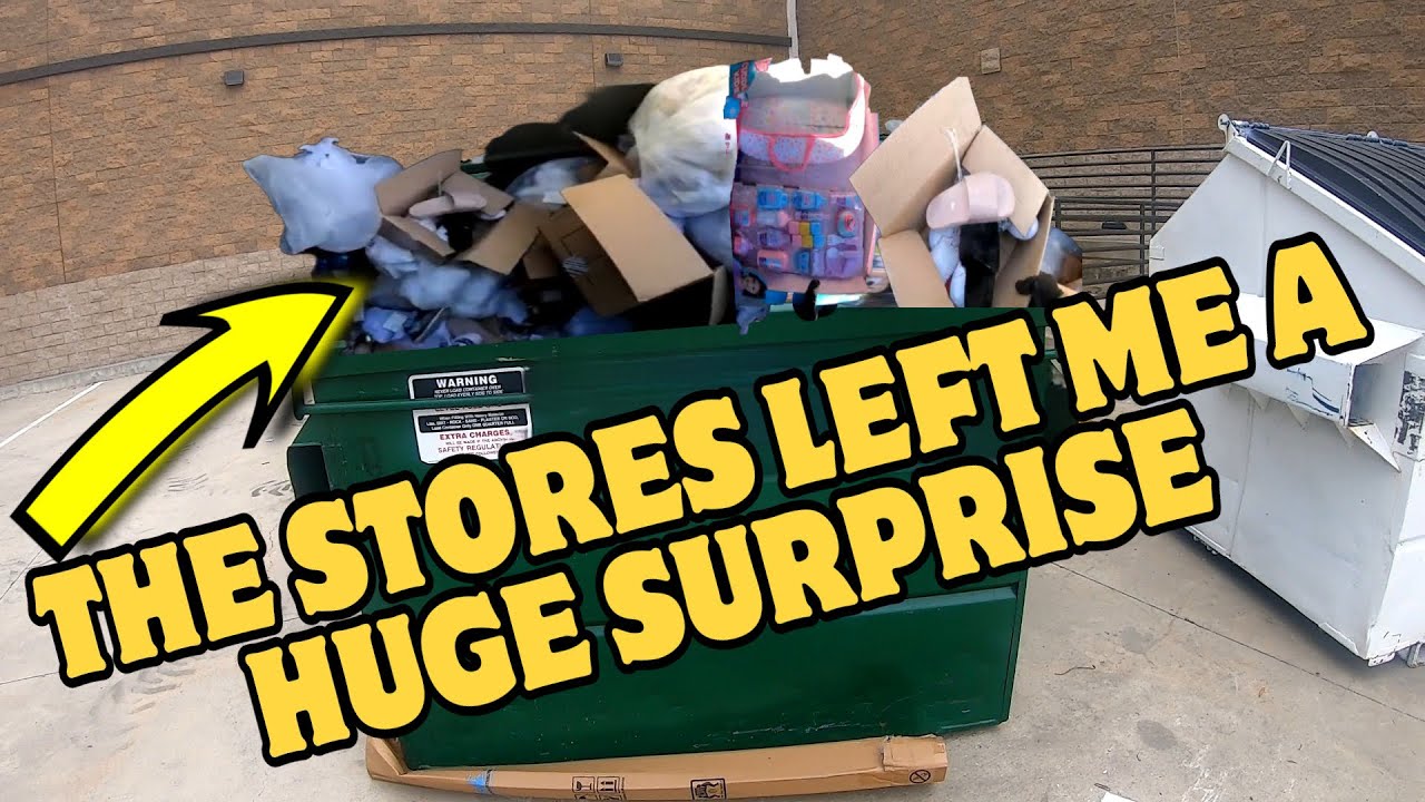 DUMPSTER DIVING THE STORES LEFT ME A HUGE SURPRISE THAT YOU WON'T