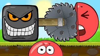 КРАСНЫЙ ШАРИК ПРОТИВ ПИЛЫ ! Сражение по мотивам игры Red Ball 4   от Спуди !