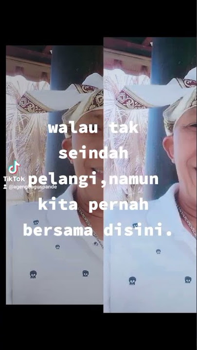 walau tak seindah pelangi,namun kita pernah bersama di sini .