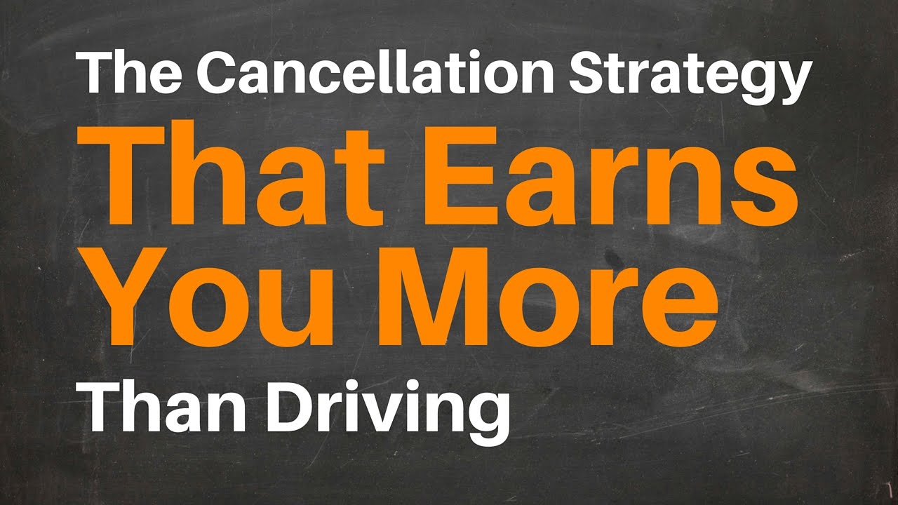tips and tricks for new uber drivers The Uber Cancellation Strategy To Earn More Money (Uber Driver Tips)