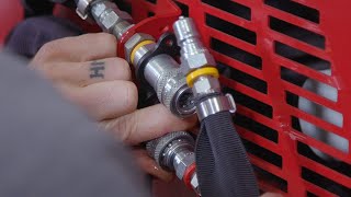 How to Fix Aux Hydraulic Hose Couplers That Won't Connect  Ventrac MMM