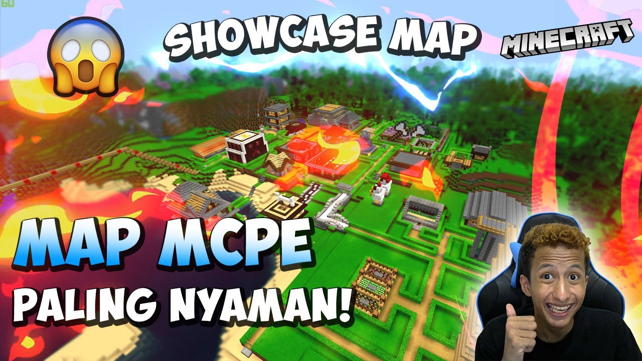 MAP MCPE PALING NYAMAN!! - SHOWCASE MAP MINECRAFT INDONESIA - YouTube