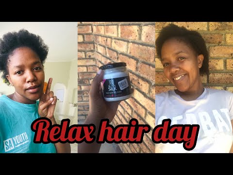 MY FAILED RELAXER DAY |BLACK SILK FIRST TRY OUT| LUSANDA YOBO