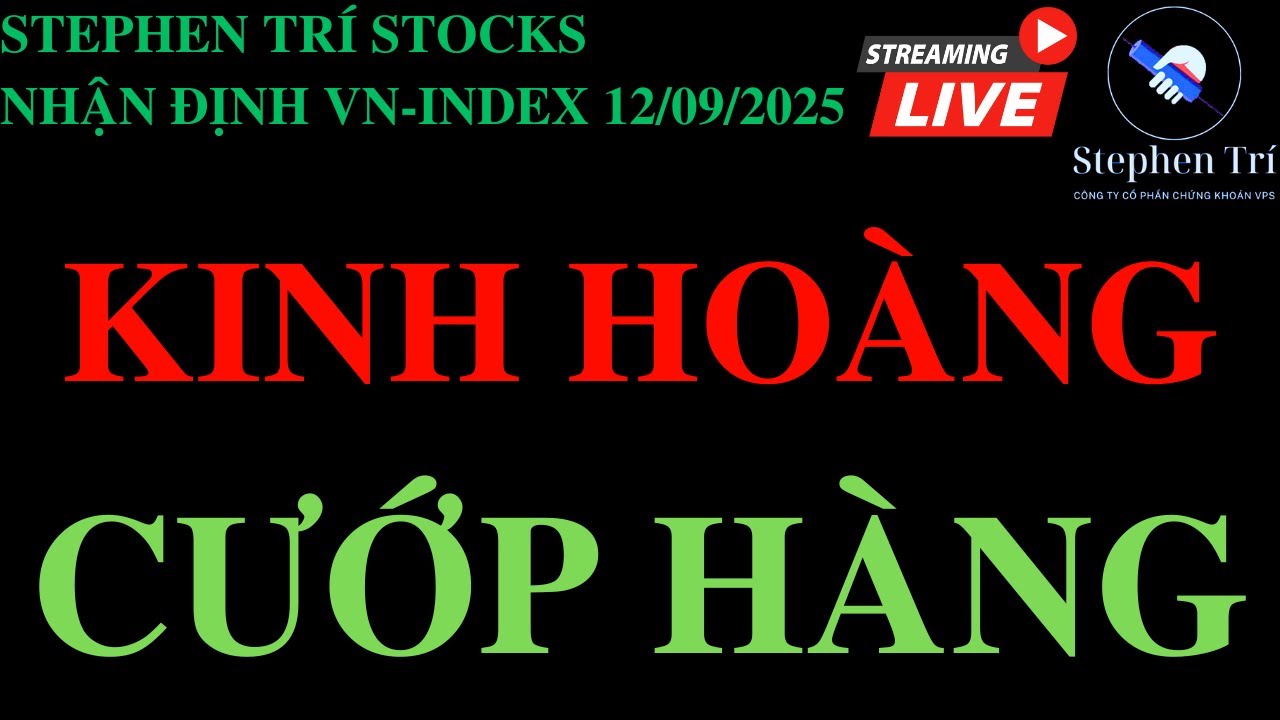 🔴VN-INDEX 12/09/2025: Lợi dụng SSI cướp hàng - Nhà đầu tư ngỡ ngàng