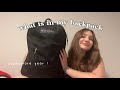 what&#39;s in my backpack? | juliamaria
