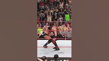 Thumbnail of *RARE* Kane chokeslam to Triple H While he DRINKS A BEER