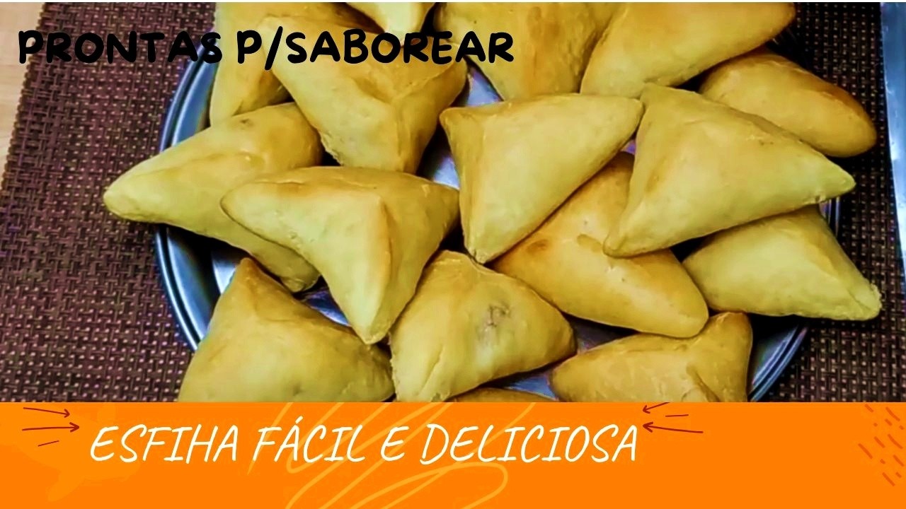 ESFIHA FÁCIL E DELICIOSA DE CARNE - MIL DELÍCIAS