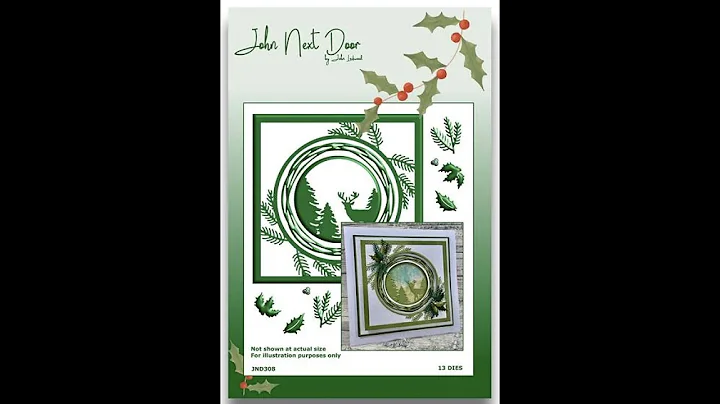 JND308 - Christmas Twig Wreath - C&C Exclusive Die Set