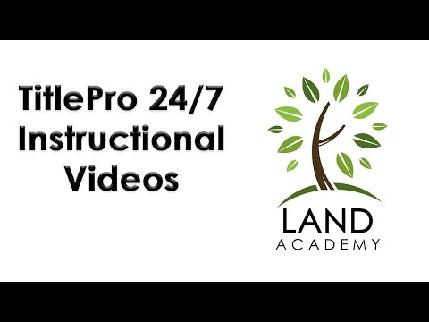 TitlePro247 New Account Creation and Login for LandAcademy Members