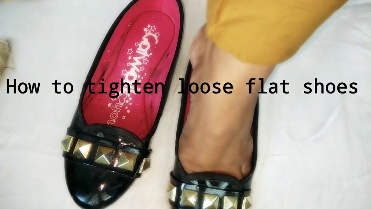 Big size shoes no problem here is the solution ||How to tighten loose shoe  || Diy your own heel pad - YouTube