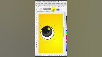 how to make a smile emoji in corel draw #shorts #coreldrawx7 #graphicdesign