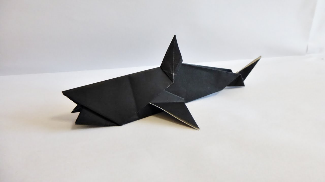 Easy Origami Shark 折り紙 折り方 サメ Youtube