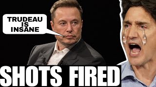 Elon Musk BLASTS Justin Trudeau and calls him INSANE