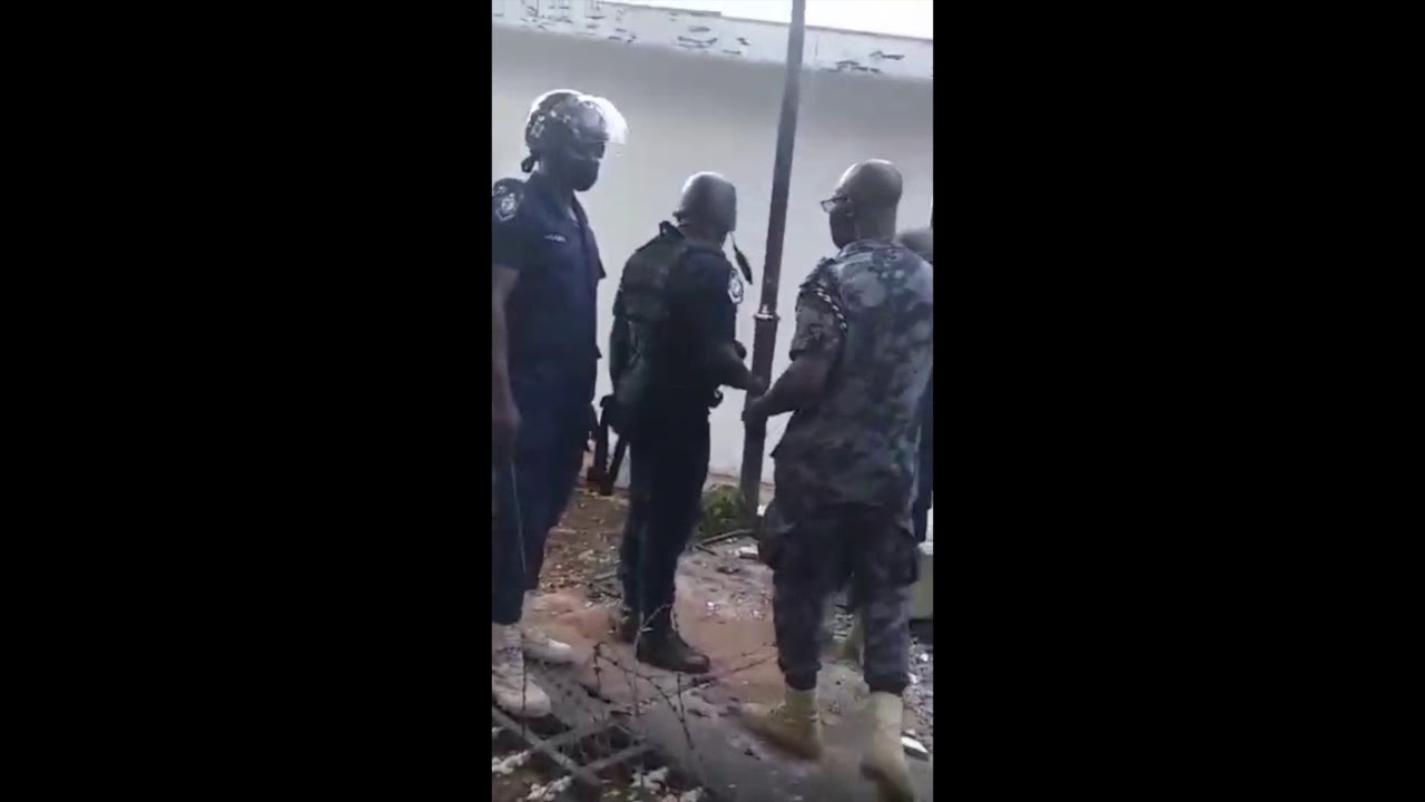 Nigerian Embassy In Ghana Demolished By A Man Who Claims The Building