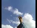 Me walking barefoot in the skies :-P