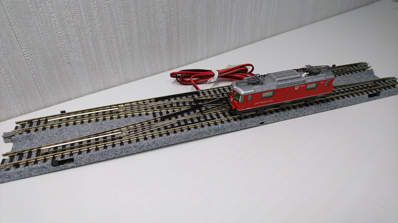 KATO 複線両渡りポイントを改造してみた / 絶縁を無効にする / Nゲージ 鉄道模型【Michel Cleman】 - YouTube