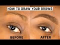 How to easy eyebrow tutorial for beginners with pencil  lade kehinde