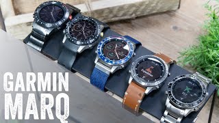 Garmin MARQ Handson! $2,500 Watch! Overview, Unboxing, complete user interface walkthrough