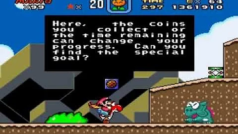 Super Mario World: Chocolate Island 2 (Secret Exit)