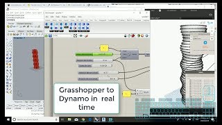 Interoperability in Real time Grasshopper to Dynamo and Revit
