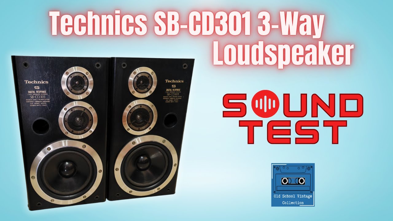Technics SB-CD301 Speaker Sound Test - YouTube