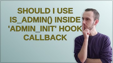 Wordpress: Should I use is_admin() inside 
