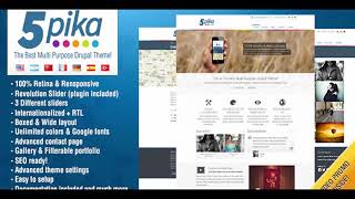 Accio Responsive Parallax One Page Joomla Template | Themeforest Website Templates and Themes