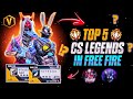 Top 5 cs legends in free fire  para samsunga3a5a6a7j2j5j7s5s7s9a10a20a30a50