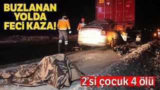 Konya-Adana Karayolunda Trafik Kazası 1I Çocuk 4 Ölü