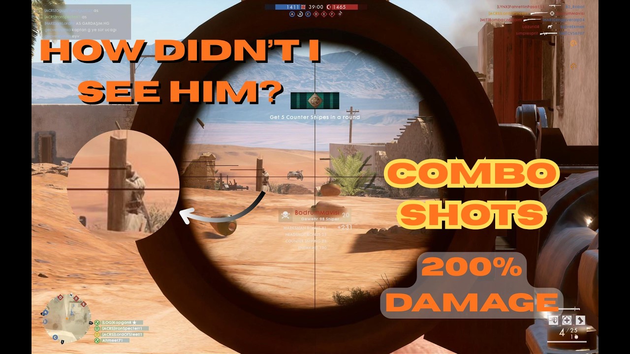 Can I Deploy Now? | Combo Shots | %200 Damage LOG Server is Pretty Funny | Battlefield 1