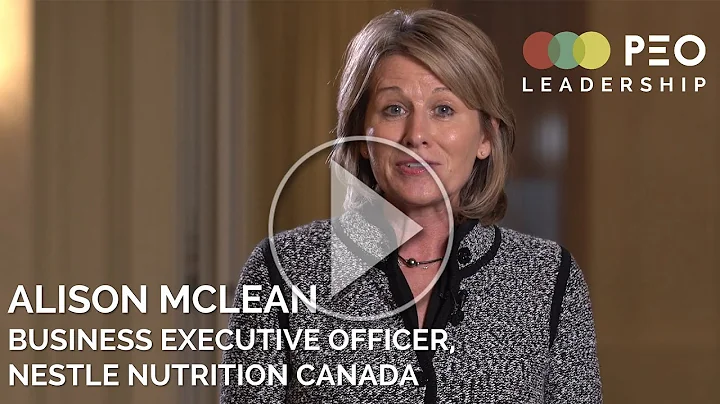 PEO Leadership Testimonial - Alison McLean, Nestle