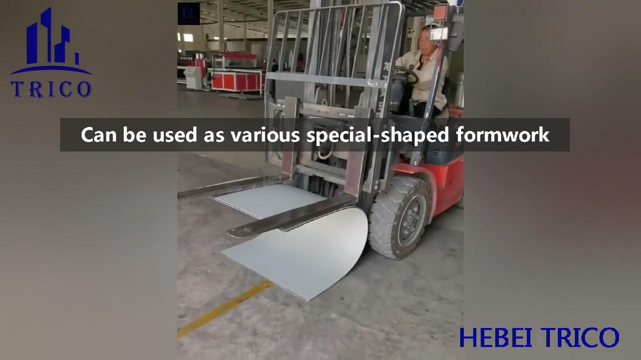 Reuse 60-100 Times PP Hollow Plastic Formwork for Concrete