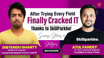 After Trying Every Field, Finally Cracked IT | SkillParkho Real Success Story 💻🔥