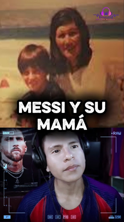 messi y su mamá.