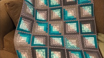 Quilt as you sew Log Cabin Quilt
