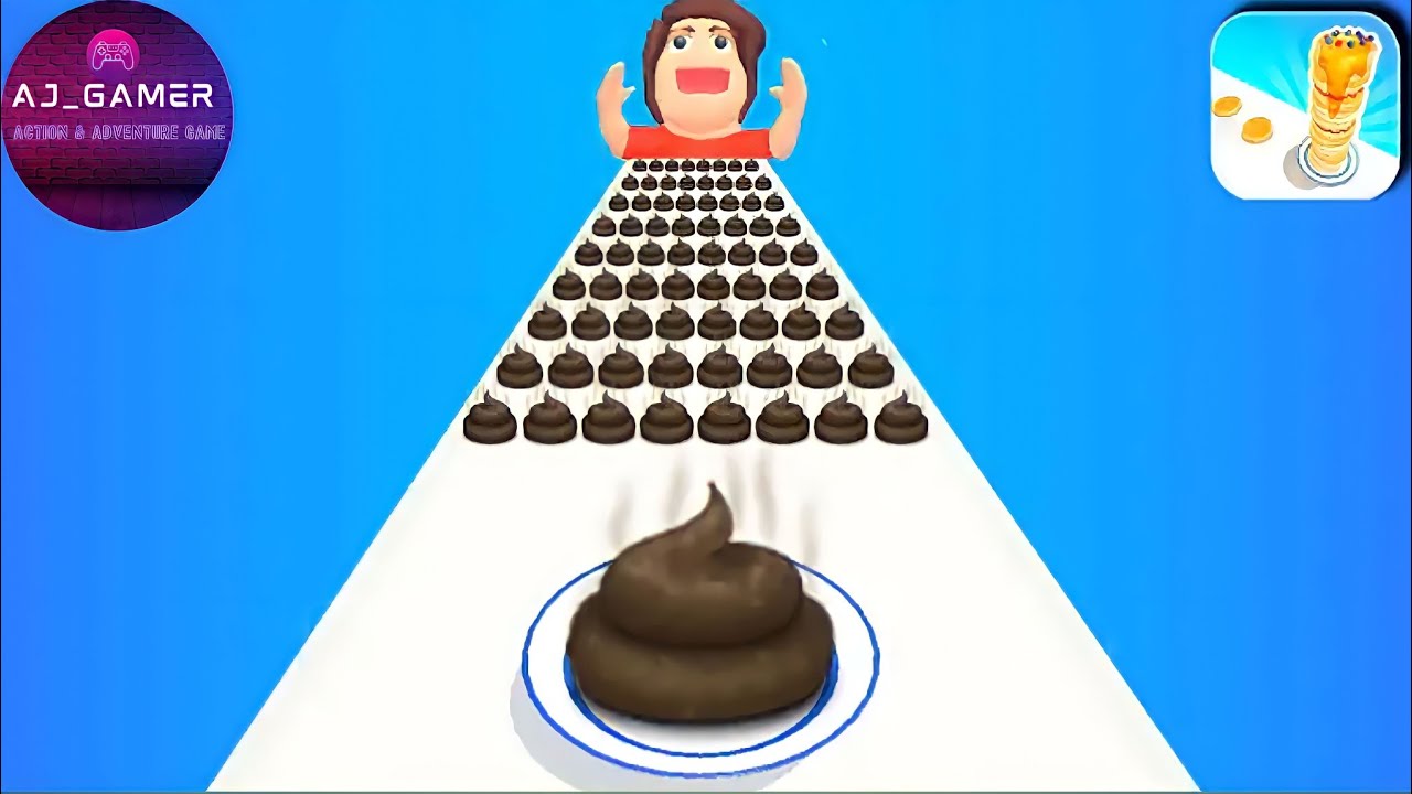 Aj_Gamer Pancake Run Game Android, iOS Gameplay Video Gameplay