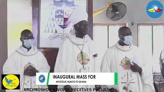 Archbishop Kwofie receives pallium