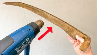 Scythe Sharpening Technique in 5 Minutes!