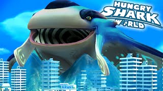 New GIANT Manta Ray Shark Unlocked!!! - Hungry Shark World | HD screenshot 2