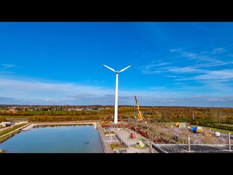 CBRE | Démontage d'une éolienne Shell (Baie de Somme)