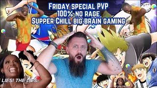 Friday Special No Rage PVP | Big Brain Gaming | Captain Tsubasa : Dream Team